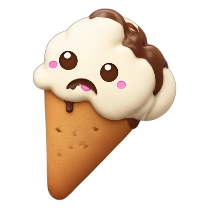 cookies with ice cream sticker