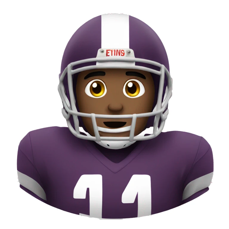 Man playing football sticker