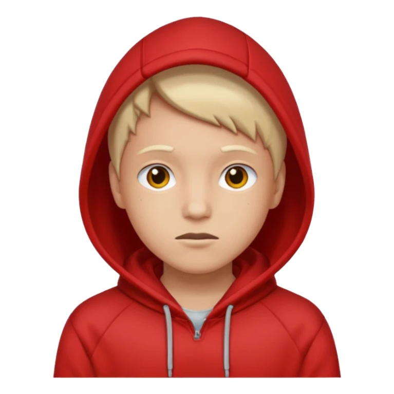only red hoodie sticker