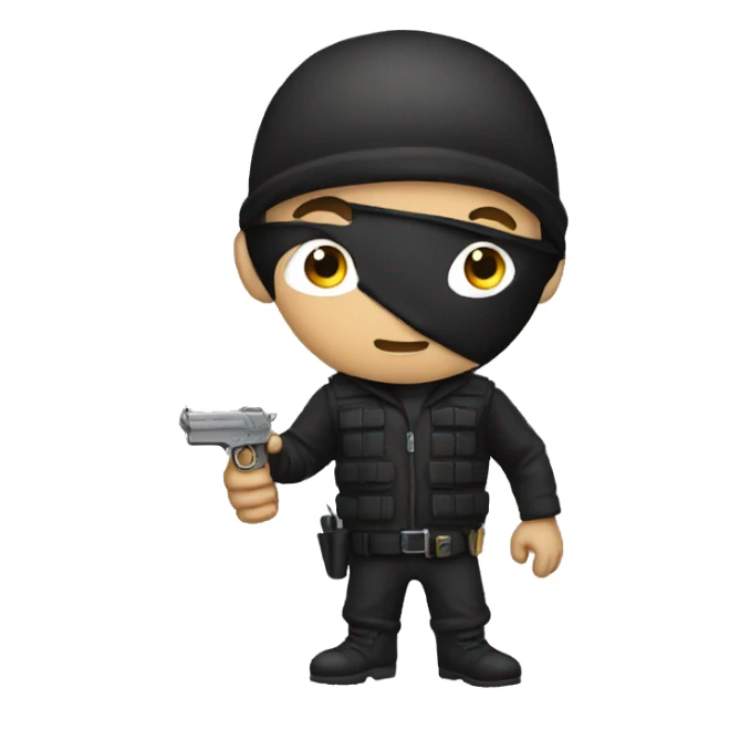 Robber sticker