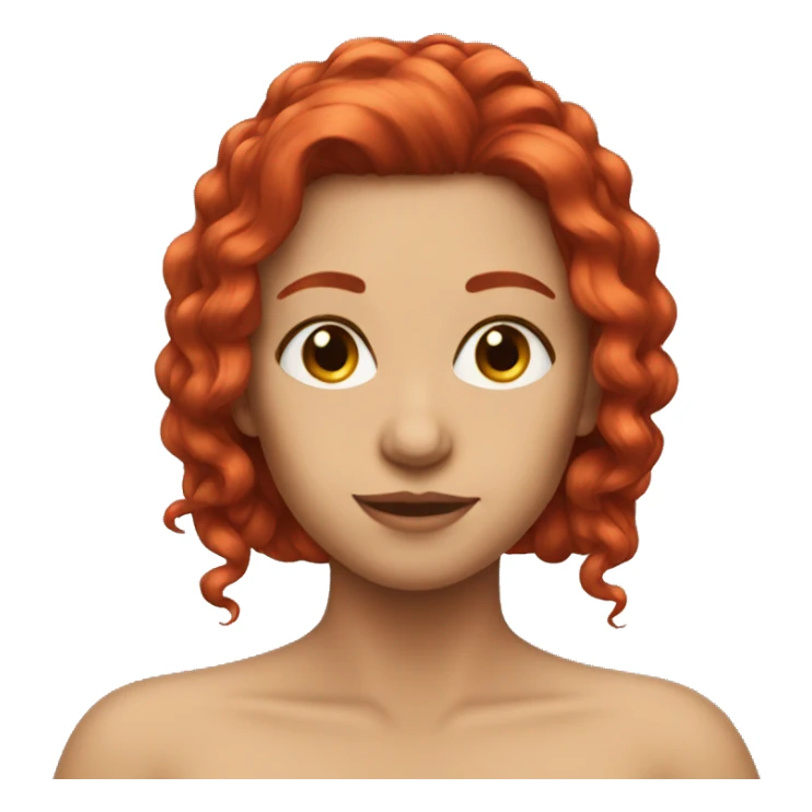 Scarlet hair sticker