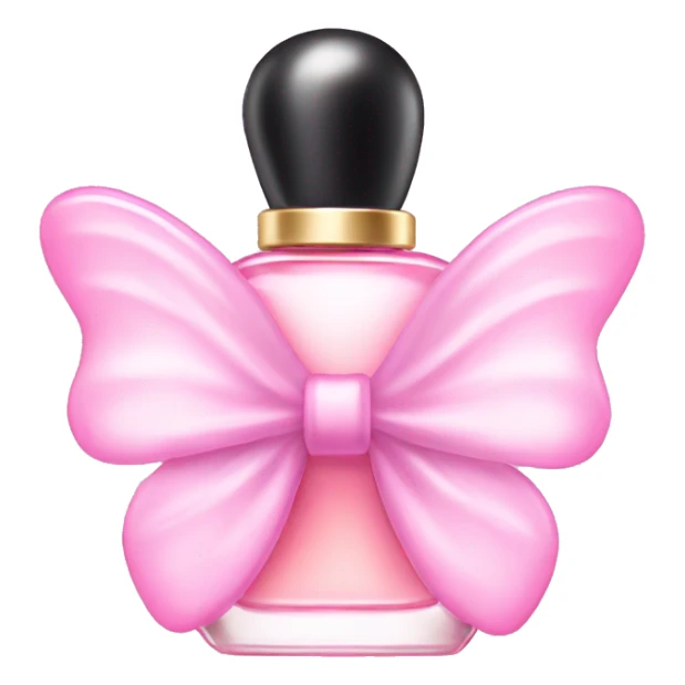 Fairy light pink perfume in bow sticker