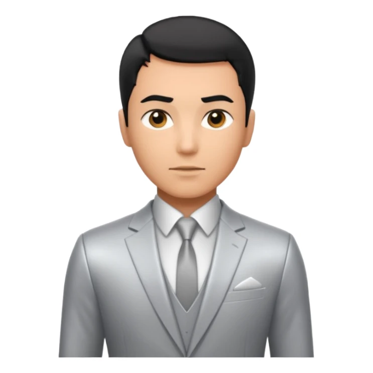 Futuristic man sticker