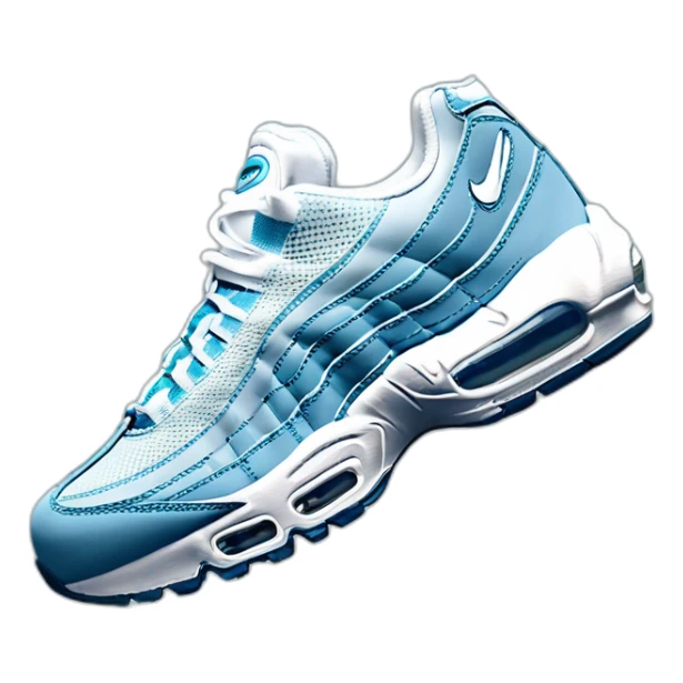 Nike air max 95 bleu ciel sticker
