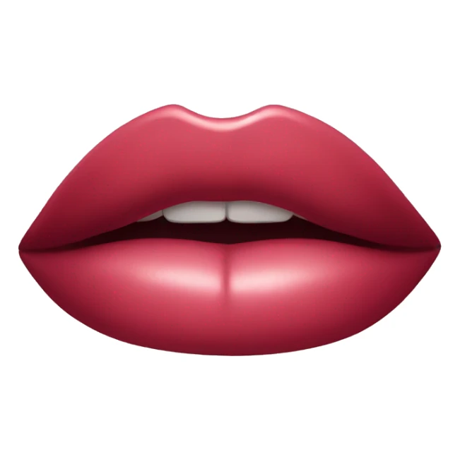 glossy lipstick  sticker