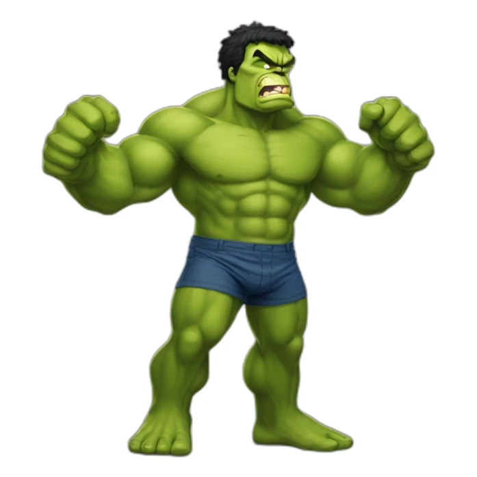 Hulk + homer jey simpson sticker