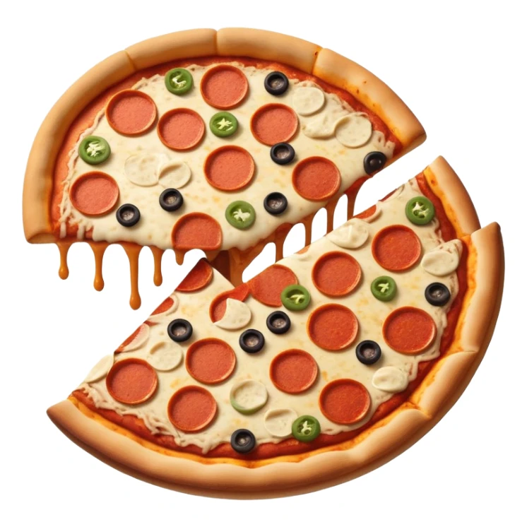 A person eating 10000000 pizza sticker