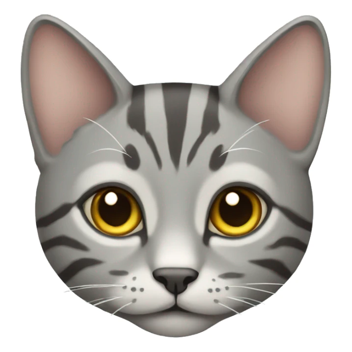 Grey Tabby Cat sticker