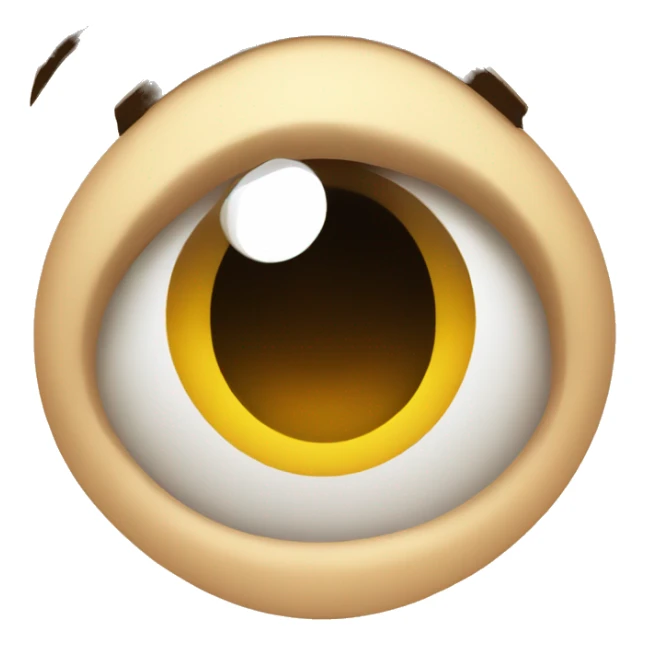 Irritated emoji rolling eyes up sticker