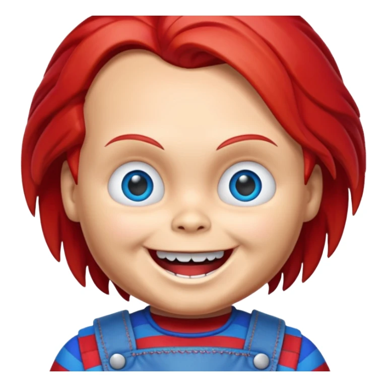 Un emojin de chuky sticker