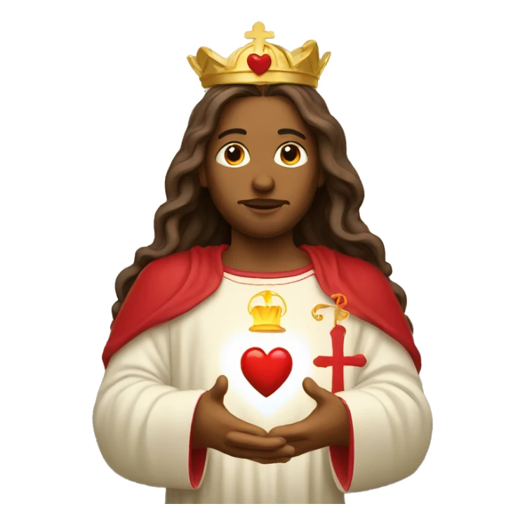 Sacred heart sticker
