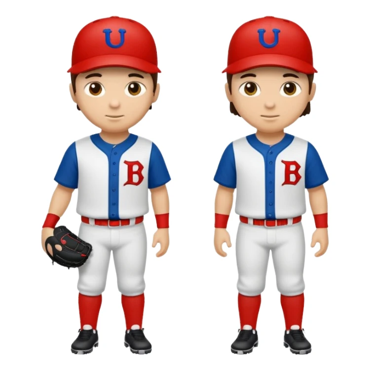quiero dos equipos enemigos de baseball  sticker