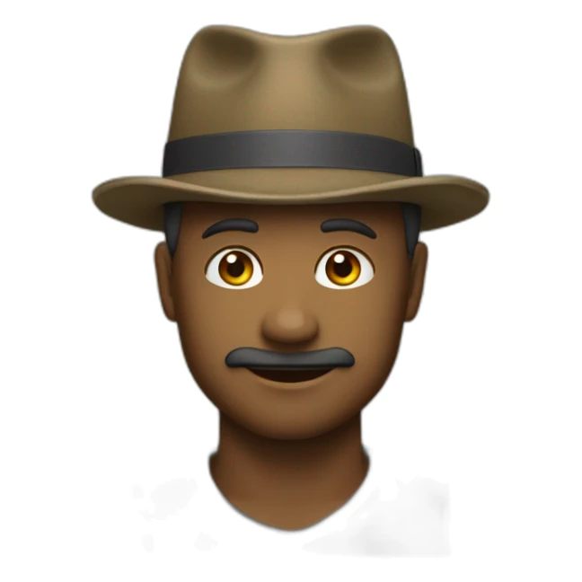 Doigt d’honneur sur un chapeau sticker