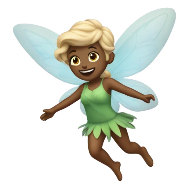Fairy flying to New York  sticker