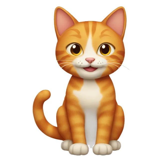 Ginger cat sticker