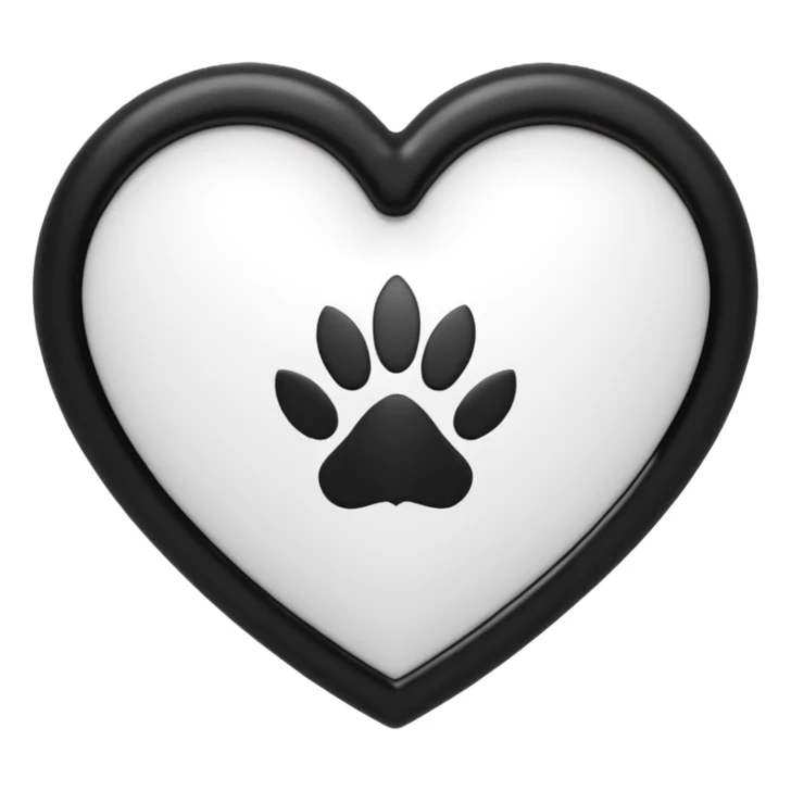 Adidas white stripes black heart sticker