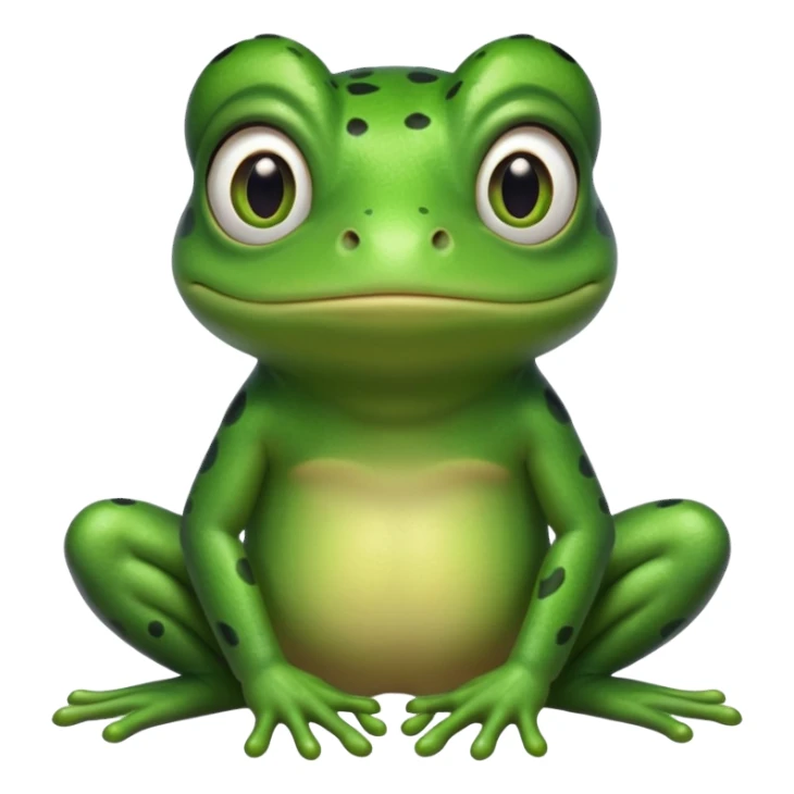 Elon musk as a frog  sticker