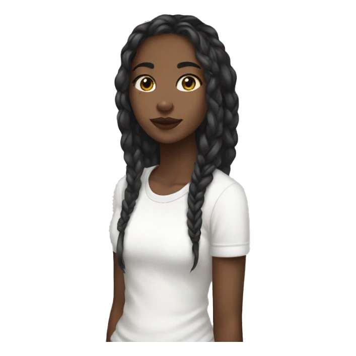 aesthetic white clean girl sticker