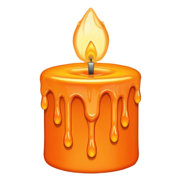 404 dripping and lit like a candle sticker