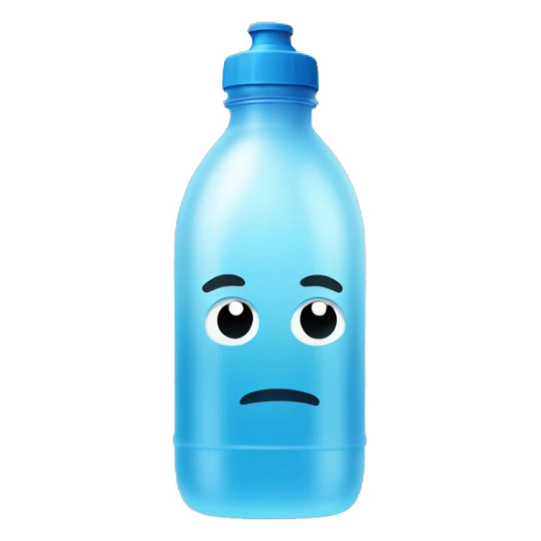 water bottle with number 100 in it sticker