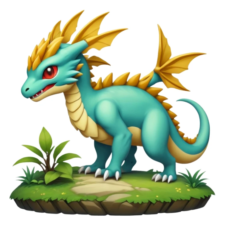  legendary complex detailed aesthetic-Fakémon-creature-scenery sticker