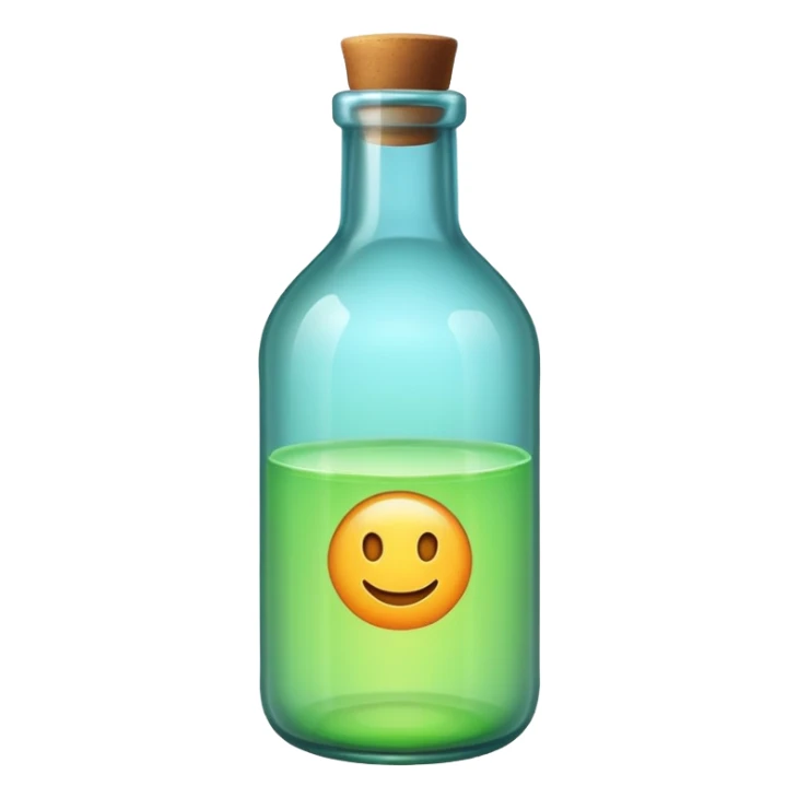 Glow at home bottle from website sticker