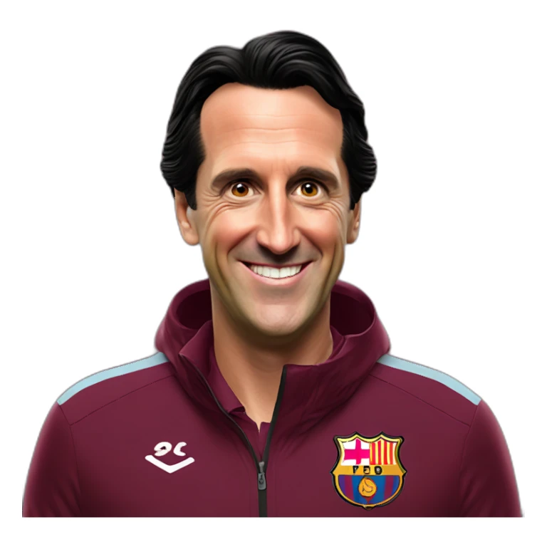 Happy Unai emery aston villa sticker