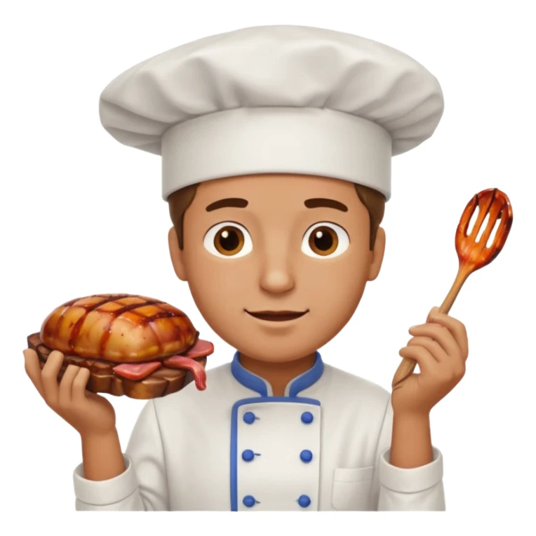 Guy having sex with bbq meat sticker