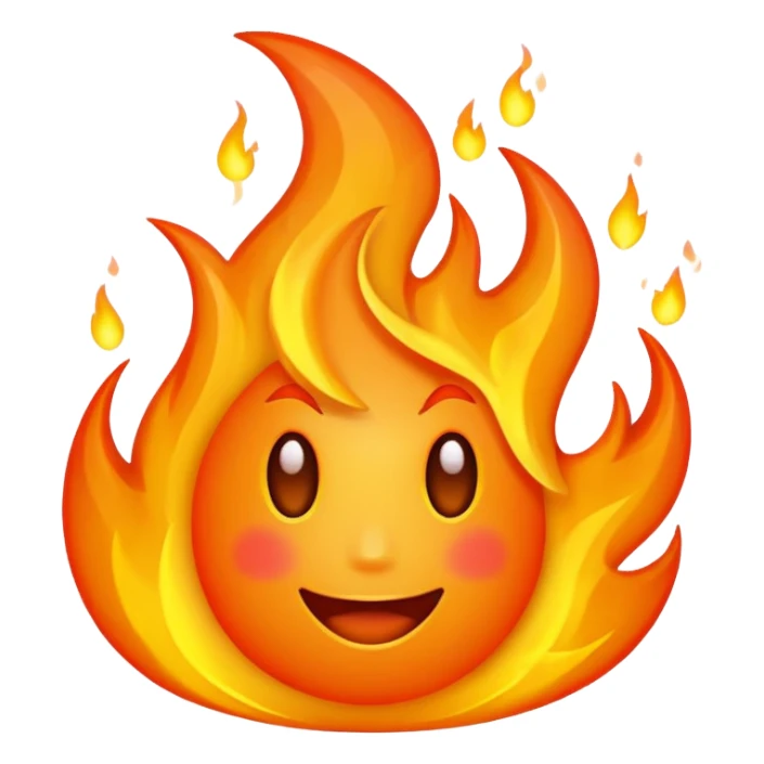 flame sticker