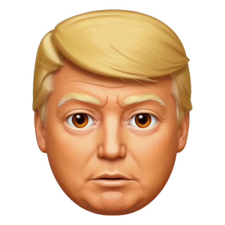 trump more orange sticker