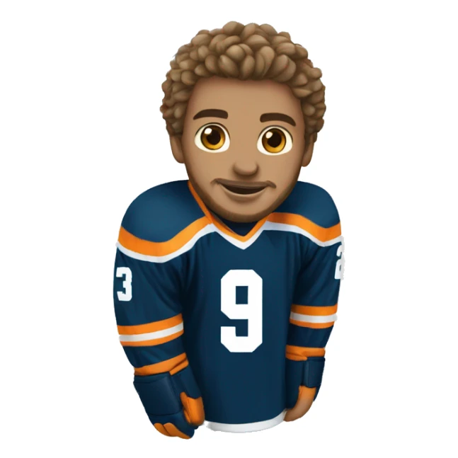 hockey Jersey with Jackson name number 93 sticker