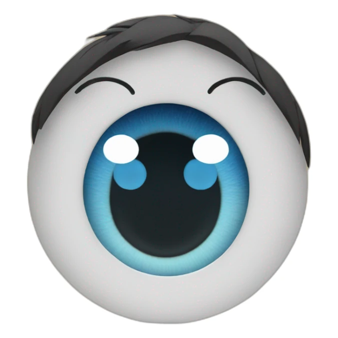 Levi whit bleu eyes sticker