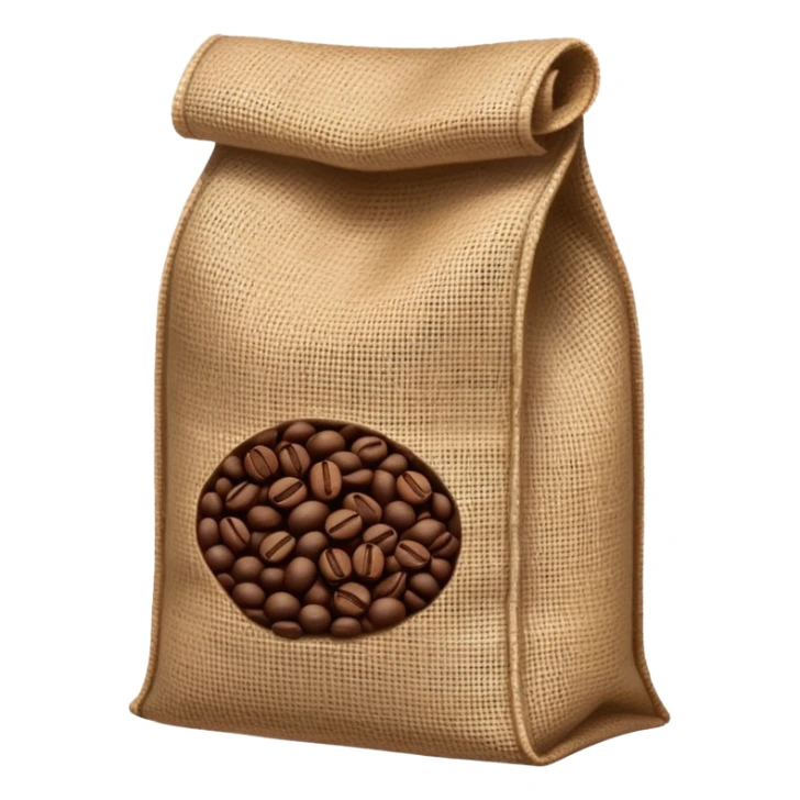 bag of coffee sticker