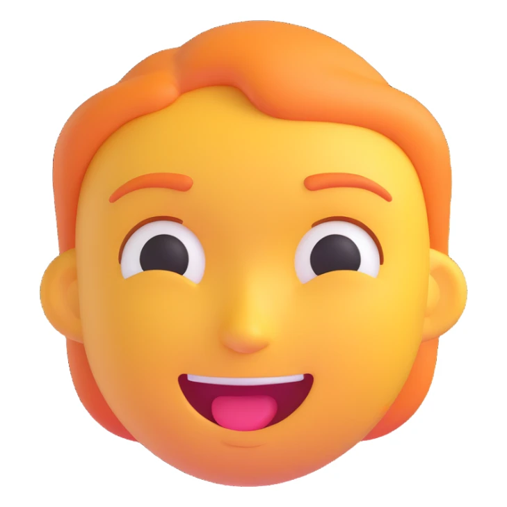 portrait inspired by the person in the reference image, winking expression, simple background, 3D emoji style sticker