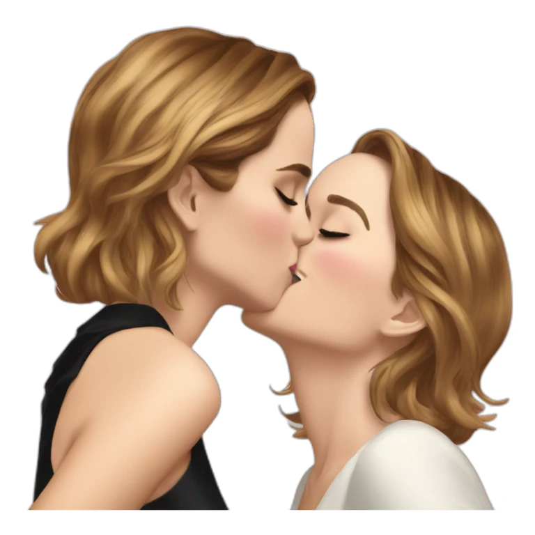Emma Watson kissing Taylor swift sticker