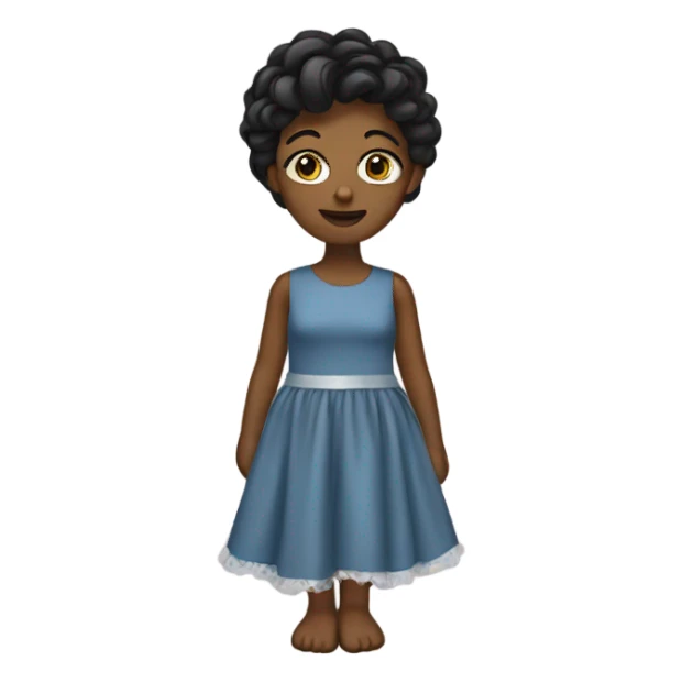 Me wearing a dress sticker