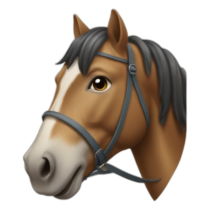 Cheval sur souris sticker