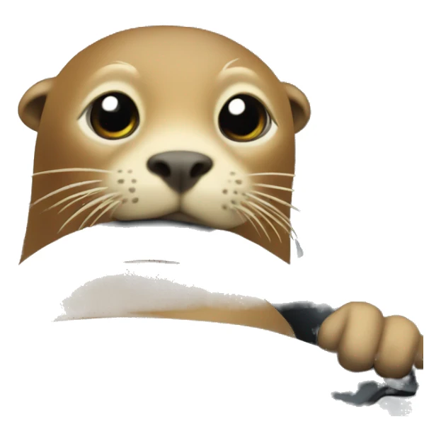 sea lion in a car sticker