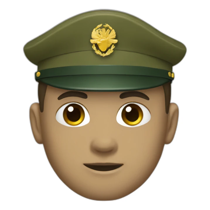 Military uniform sticker