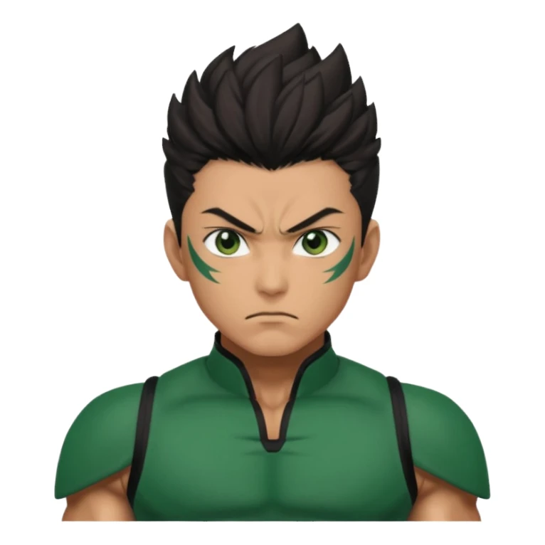 tanjiro squared jacked black with green sticker