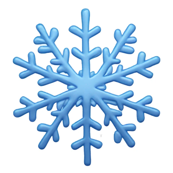 snowflake sticker