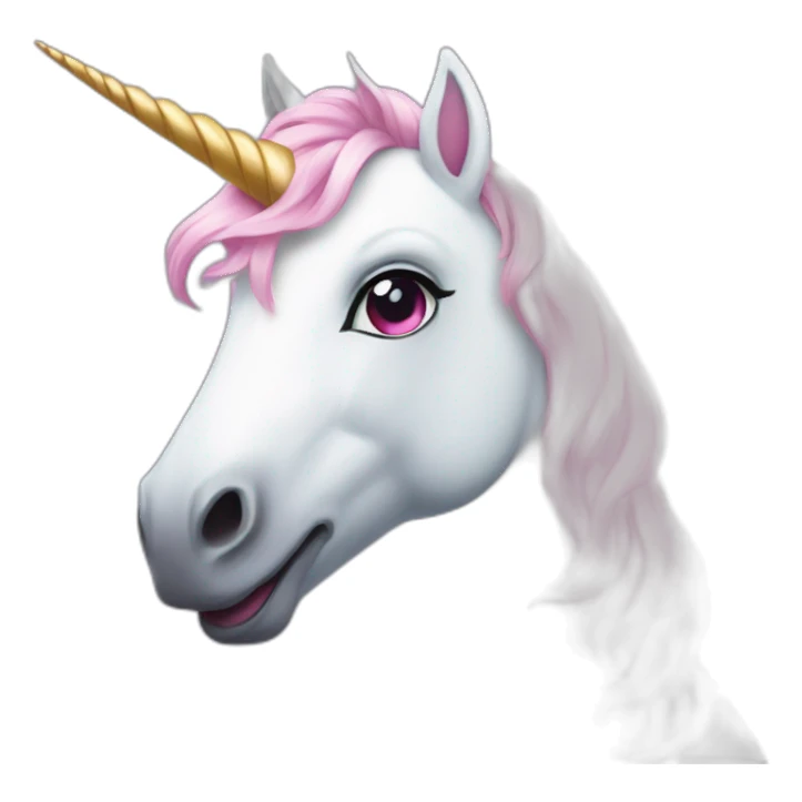 Flirty unicorn sticker