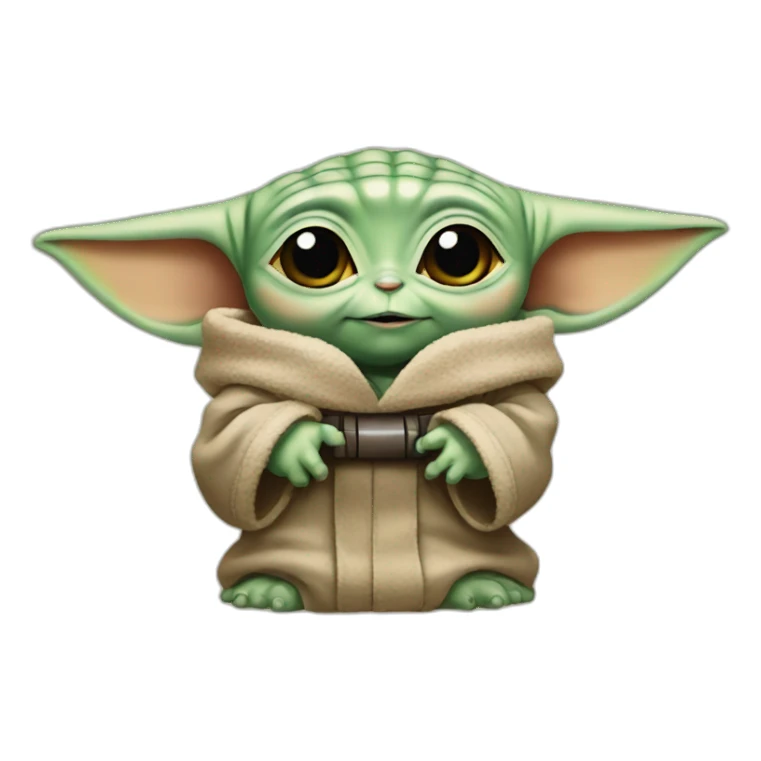 Baby yoda sticker