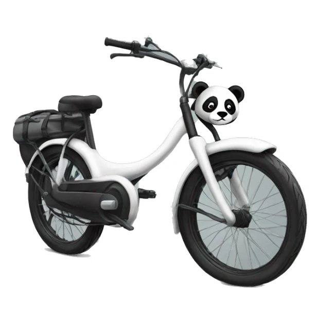 panda bike sticker