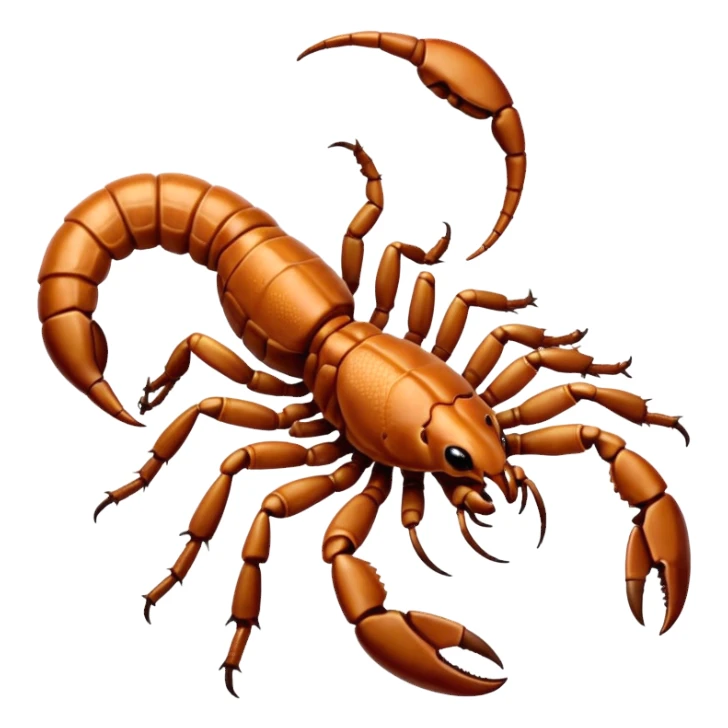 Auburn-Copper-brown desert Scorpion sticker