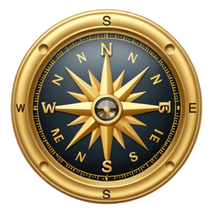 compass sticker