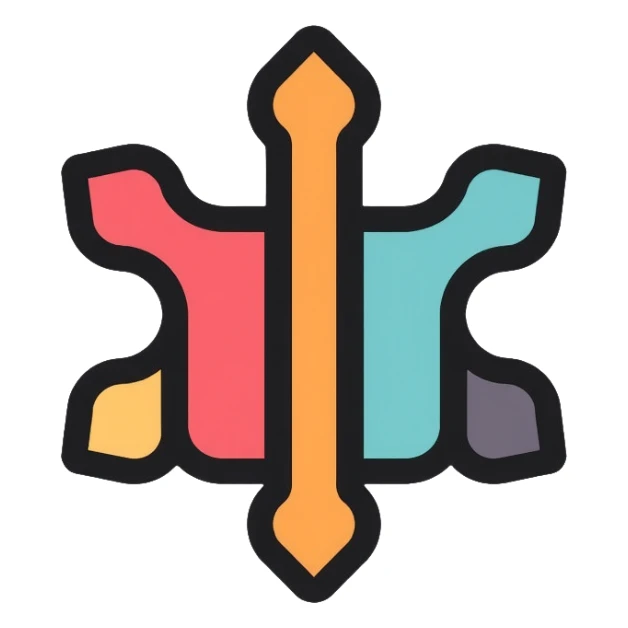 clean line logo element, professional sticker