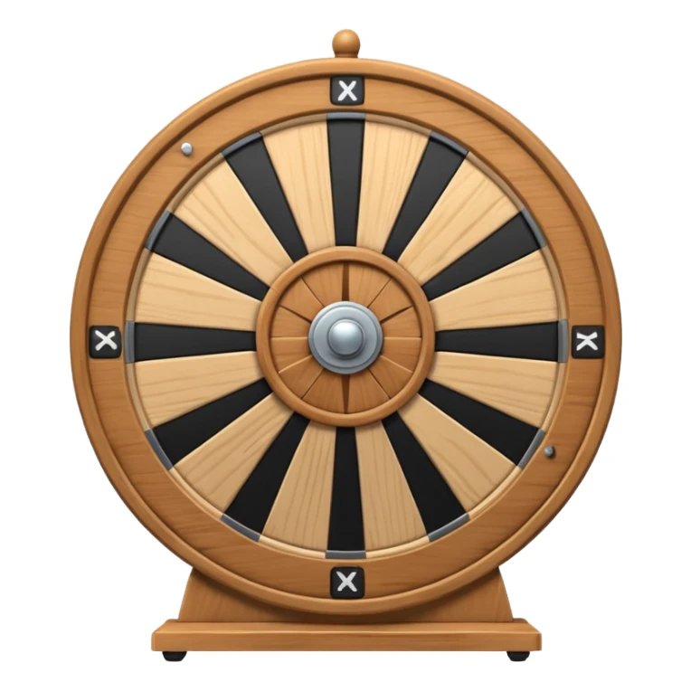  white wheel of fortune wheel sticker