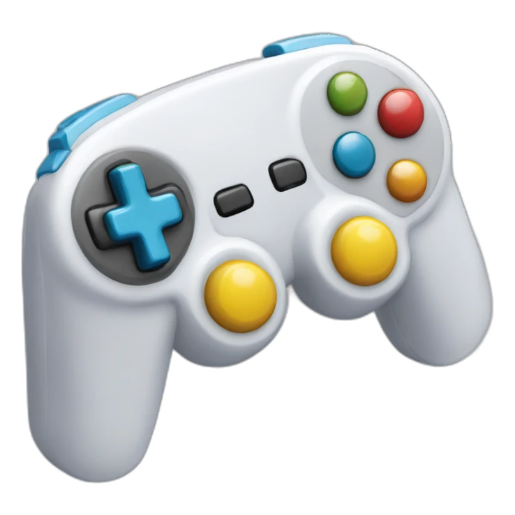 Une glace tiens manette jeu sticker