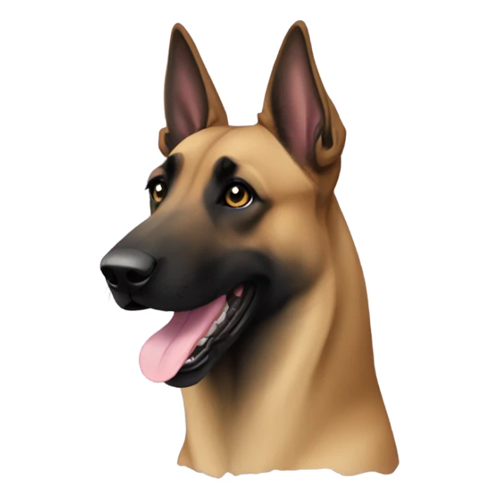 pastel purple malinois  sticker